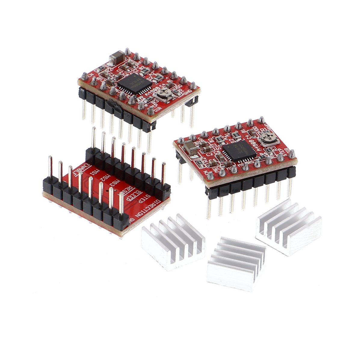 CNC Shield V4.0 Komplettset - 3 A4988-Treiber, Nano Board, USB-Kabel