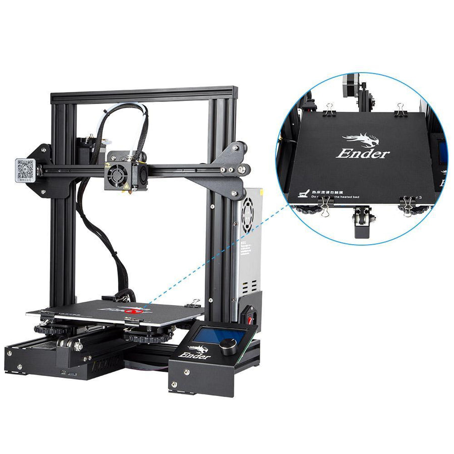 Creality Ender 3 - 3D printer, build volume 220 x 220 x 250 mm