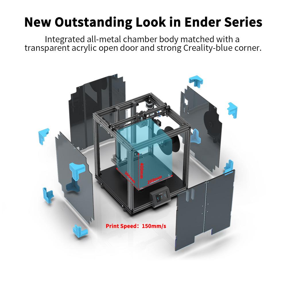 Creality Ender 6 - 3D Printer, 250 x 250 x 400 mm build volume