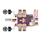Récepteur CROSSOVER-RX AR3201-F2 avec double ESC brushed 5A 1S