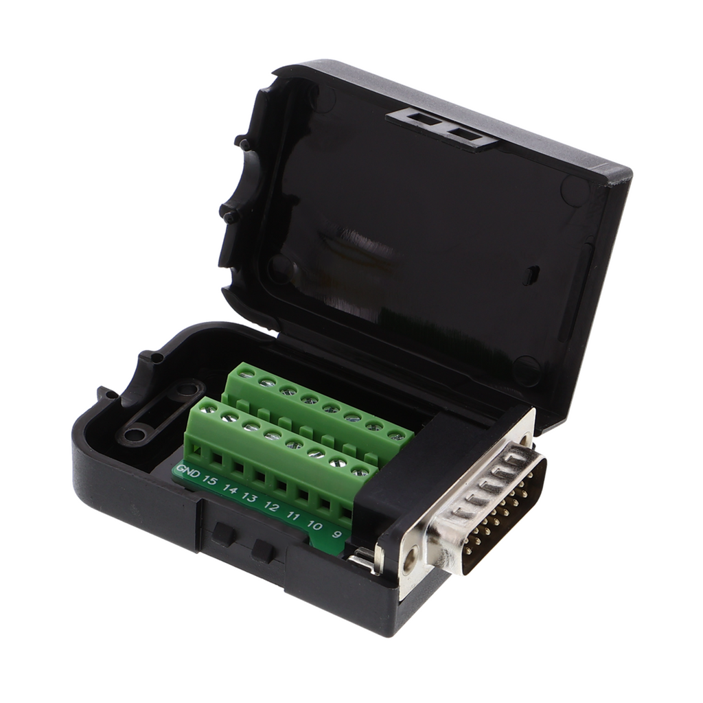 Adaptador de conector D-SUB DSUB de 15 pines a bornes de tornillo