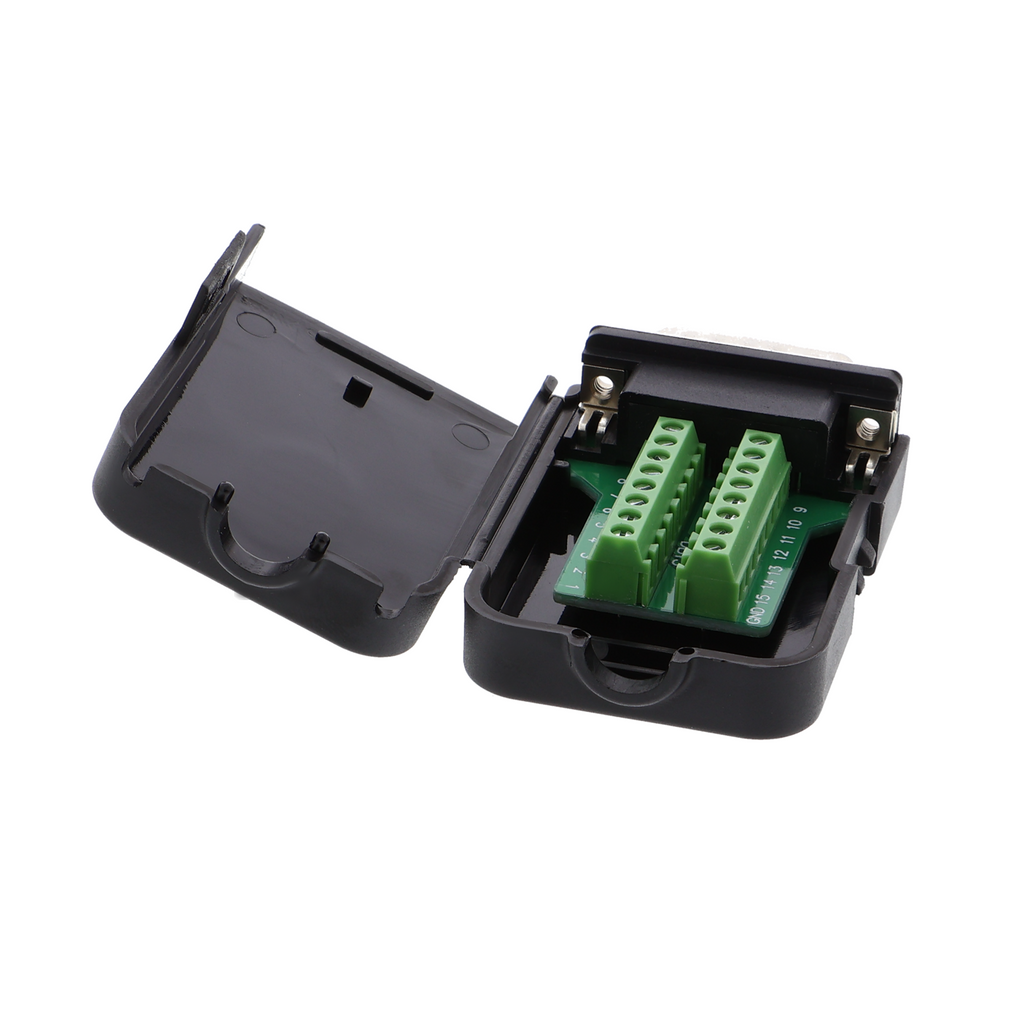 Adaptador de conector D-SUB DSUB de 15 pines a bornes de tornillo