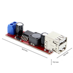 Module convertisseur abaisseur DC-DC pour 5V avec deux ports USB