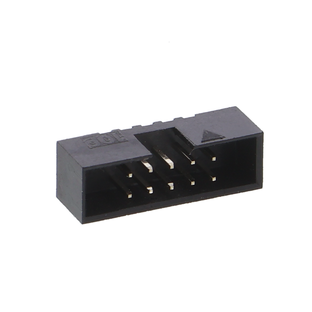 DC3-10P box header - 10-pin, 2.0 mm pitch, for ISP and JTAG