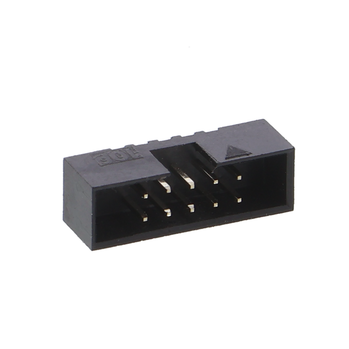 DC3-10P box header - 10-pin, 2.0 mm pitch, for ISP and JTAG