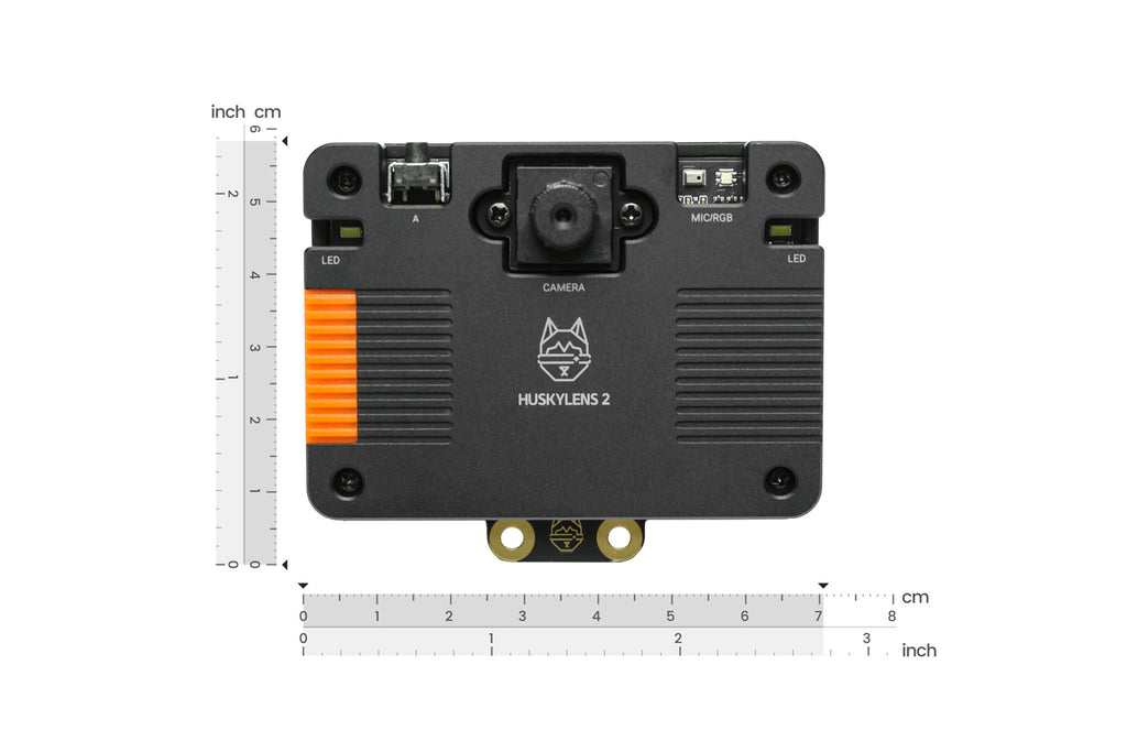 Cámara de IA DFRobot HUSKYLENS 2, LLM, USB-C, I2C, UART, 6 TOPS, 2 MP, 3,3 V-5 V