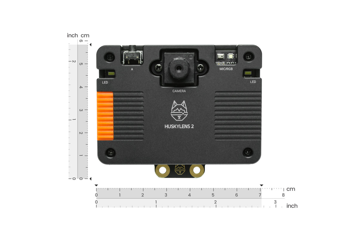 Cámara de IA DFRobot HUSKYLENS 2, LLM, USB-C, I2C, UART, 6 TOPS, 2 MP, 3,3 V-5 V