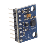 MMA8452Q accelerometer - 3 axes, up to 8 g, I2C
