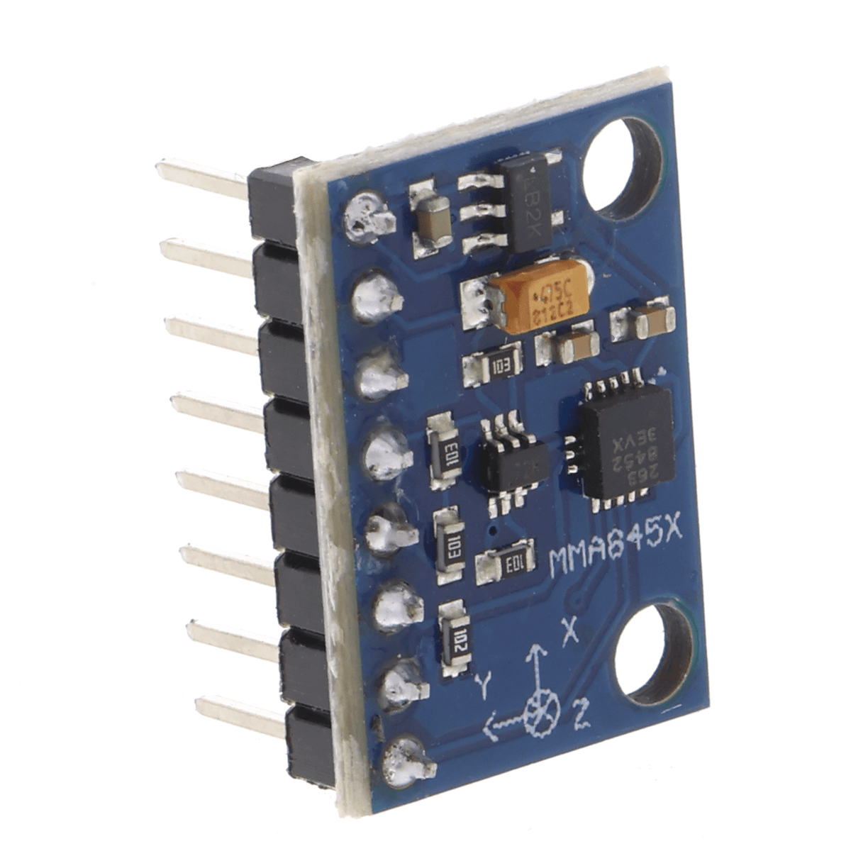 MMA8452Q accelerometer - 3 axes, up to 8 g, I2C