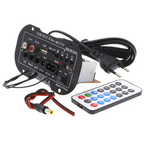 Bluetooth 5.0 audio amplifier - 50 W at 4 ohms, bass filter