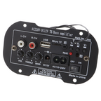 Bluetooth 5.0 audio amplifier - 50 W at 4 ohms, bass filter