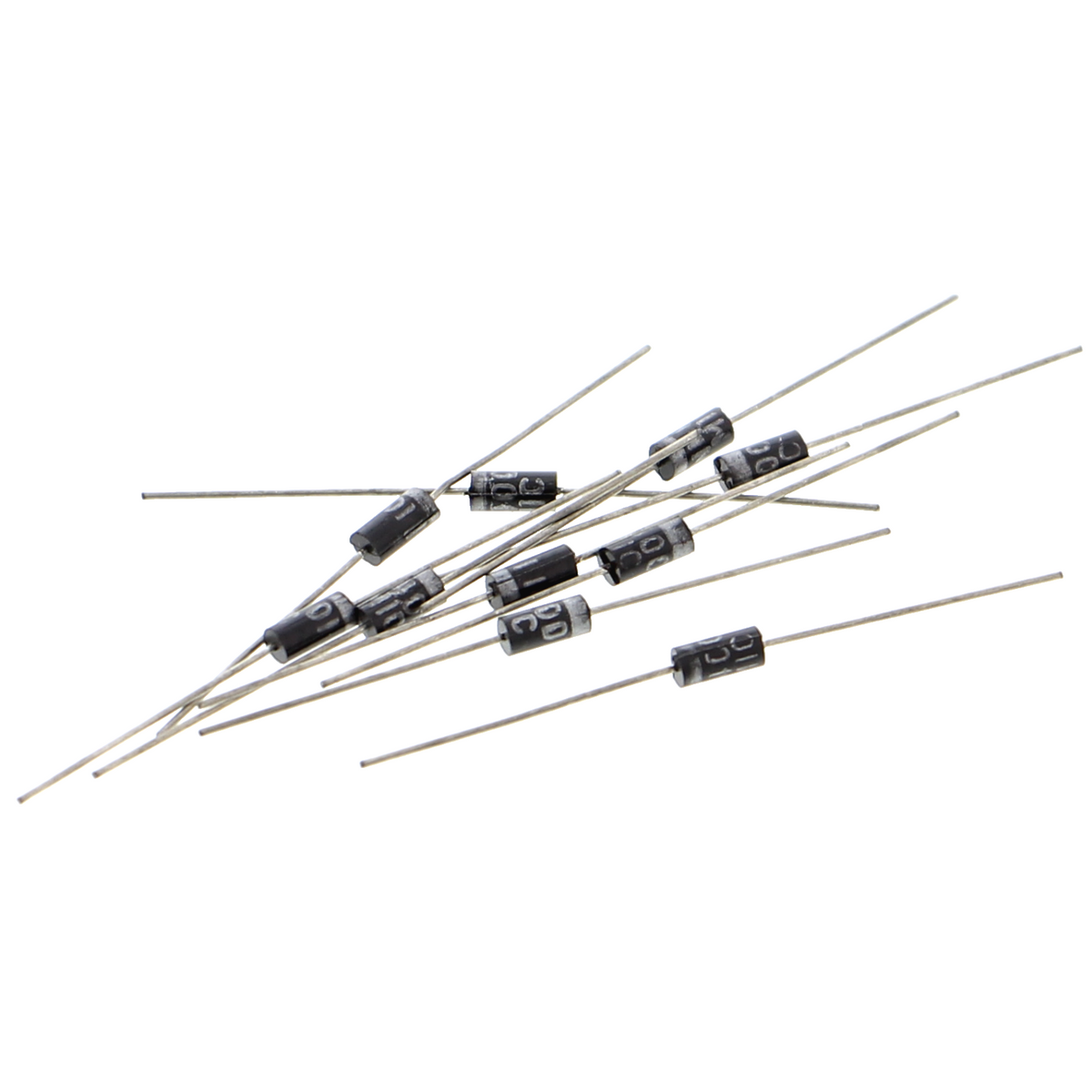 1N4001 rectifier diode - 1 A, 50 V, DO-41