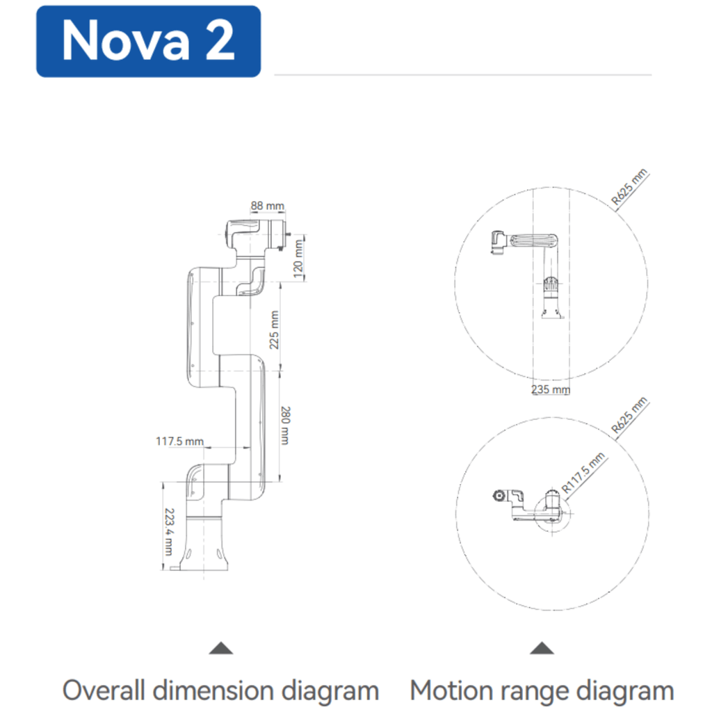 DOBOT Nova Roboterarm - kollaborativer Cobot, 2 Ausführungen - F23105675 - Funduino