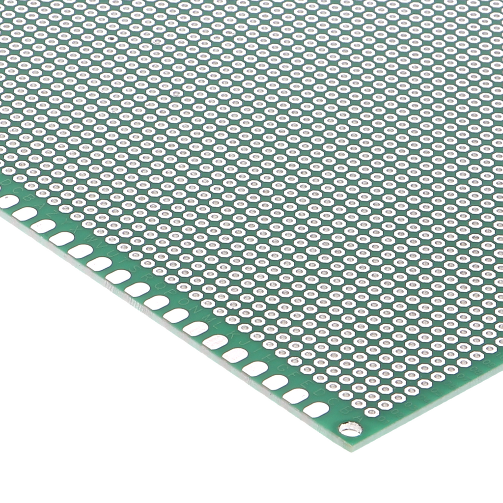Piastra PCB bifacciale (verde) - 30 x 40 cm, passo 2.54 mm