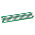 Placa de circuito impreso PCB de doble cara (verde) - 80 x 20 mm, paso de 2,54mm