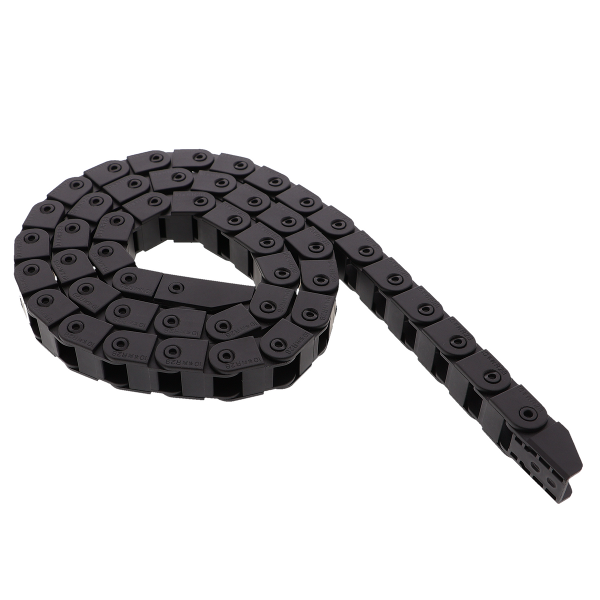 Catena portacavi / catena di trascinamento / guida cavi / canalina portacavi R28, 10x10mm