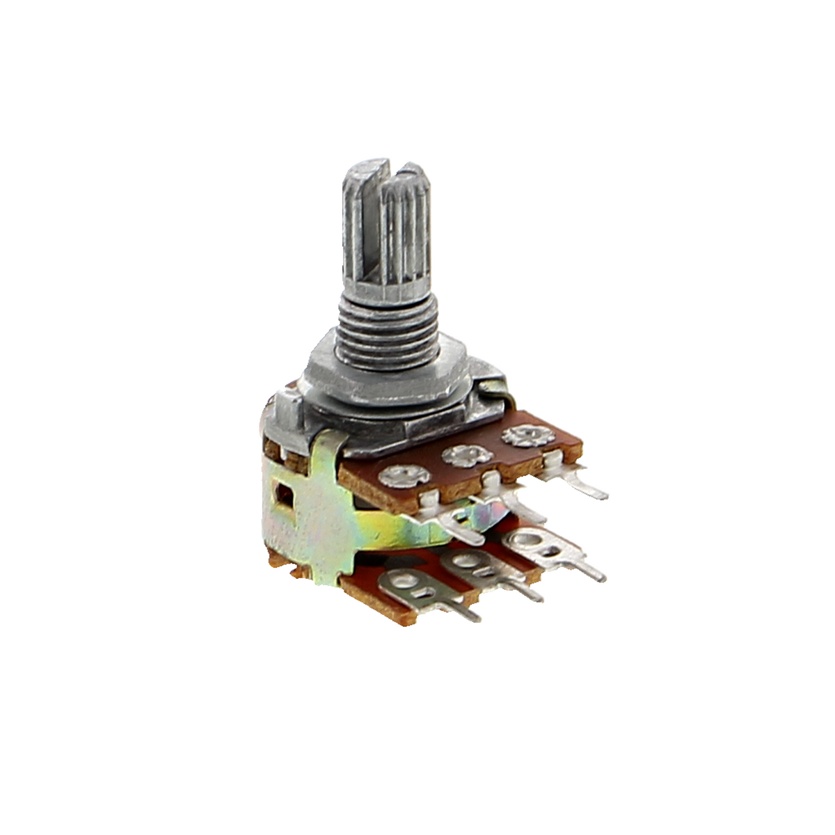Potentiomètre rotatif, 10K Ohm, tige de 15mm, double rangée