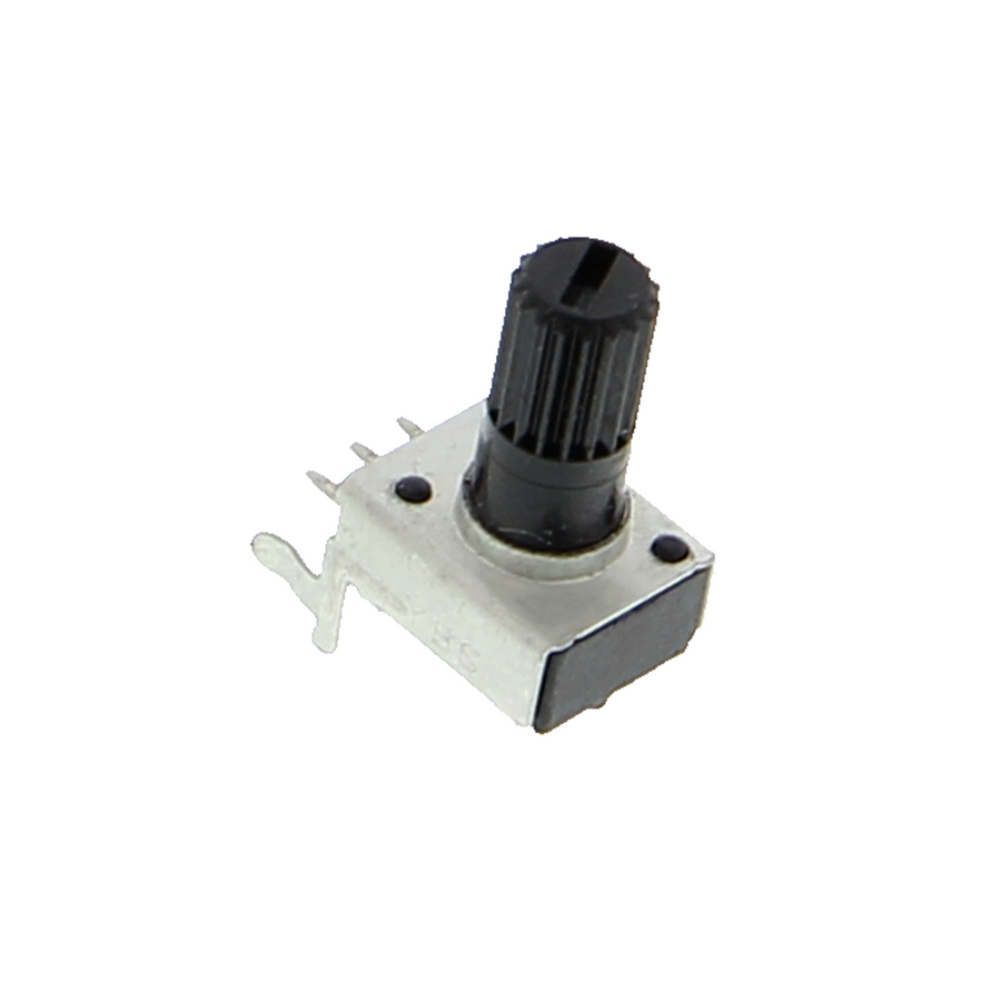 Drehpotentiometer 10 kOhm - liegend, 3 Pins im 2,54 mm Raster