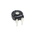 Potentiomètre rotatif / potentiomètre de réglage / potentiomètre ajustable, horizontal, 1M Ohm