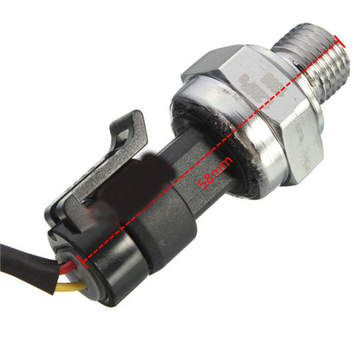Druksensor voor water, olie en lucht - 5V, G1/4