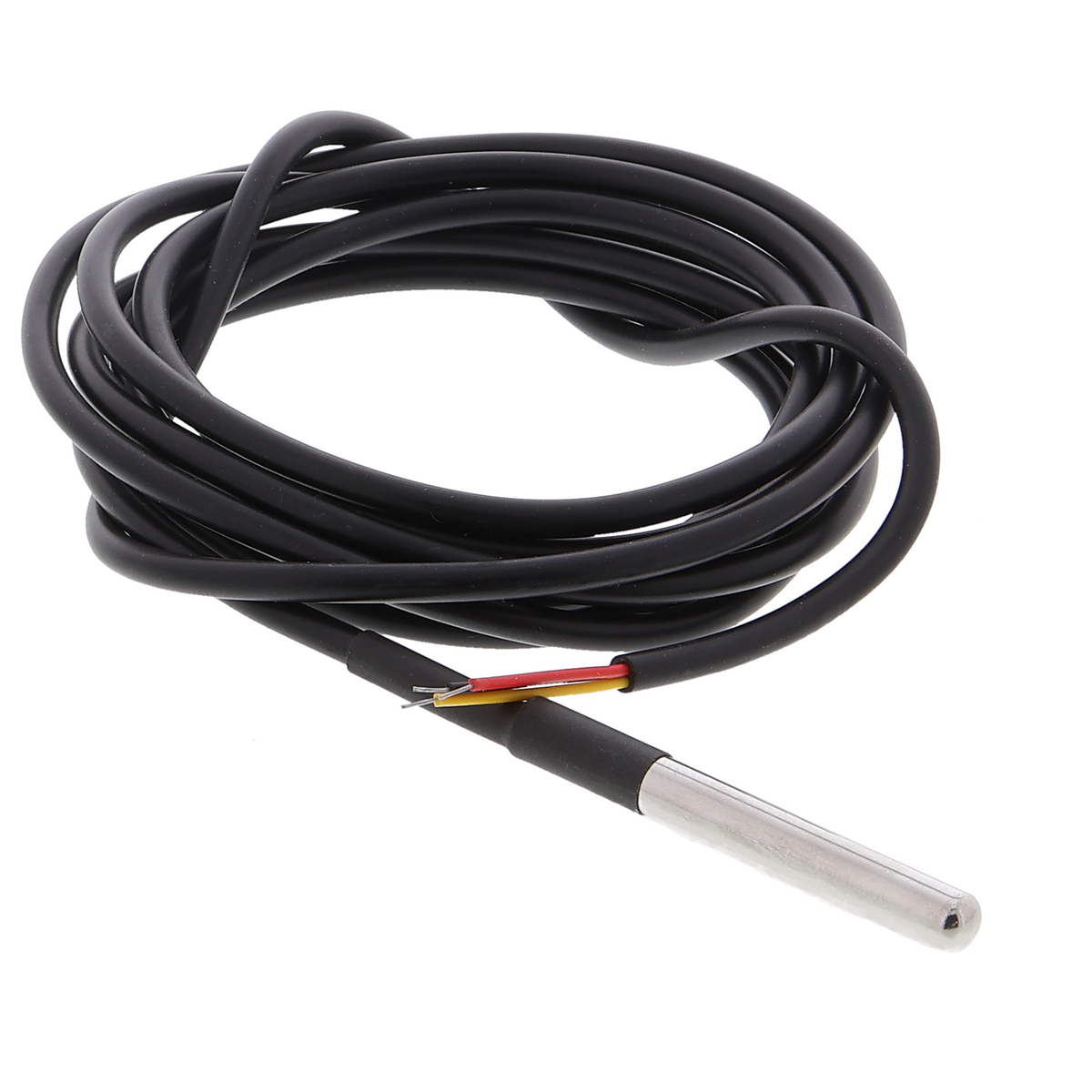 DS18B20-compatibele temperatuursensor met 2 m kabel (waterdicht)