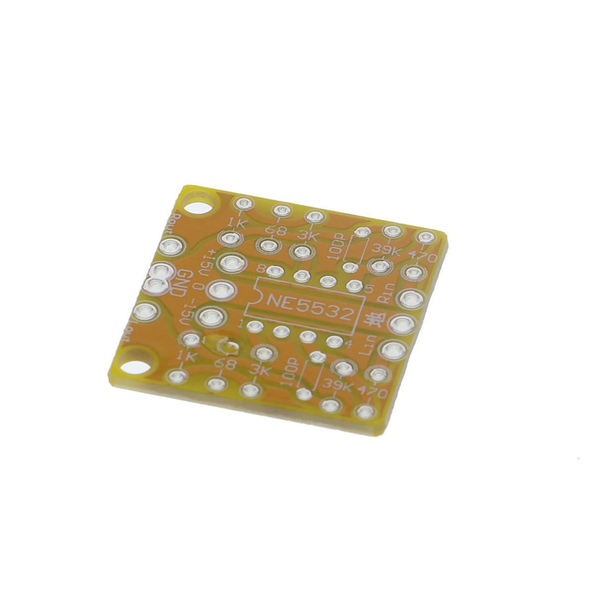 Scheda amplificatore dual OP / preamplificatore DC - per NE5532, OPA2134, OPA2604, AD826