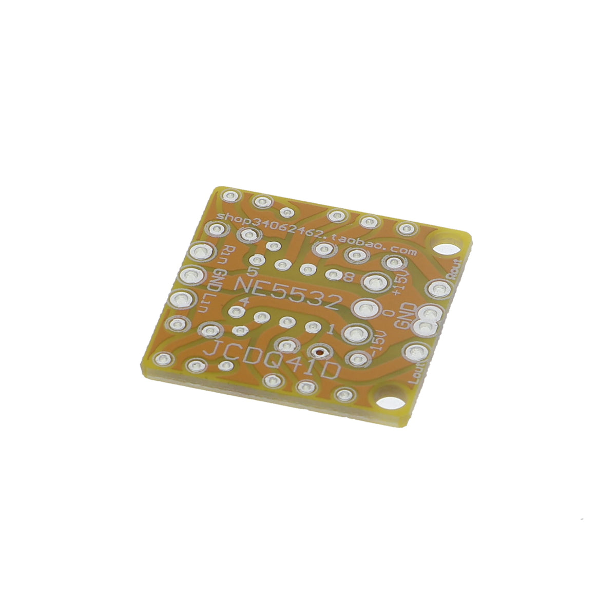 Scheda amplificatore dual OP / preamplificatore DC - per NE5532, OPA2134, OPA2604, AD826