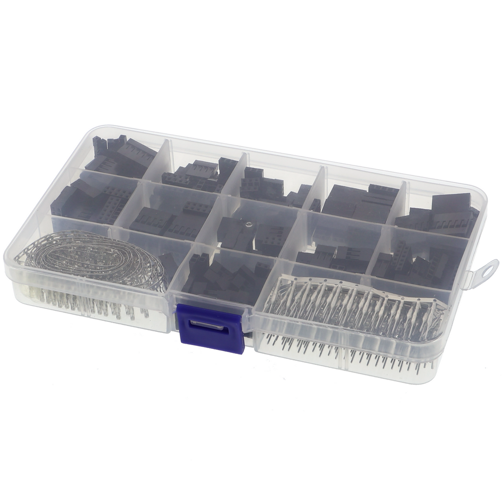 DuPont connector kit 2.54 mm - 620 pieces, male and female connectors