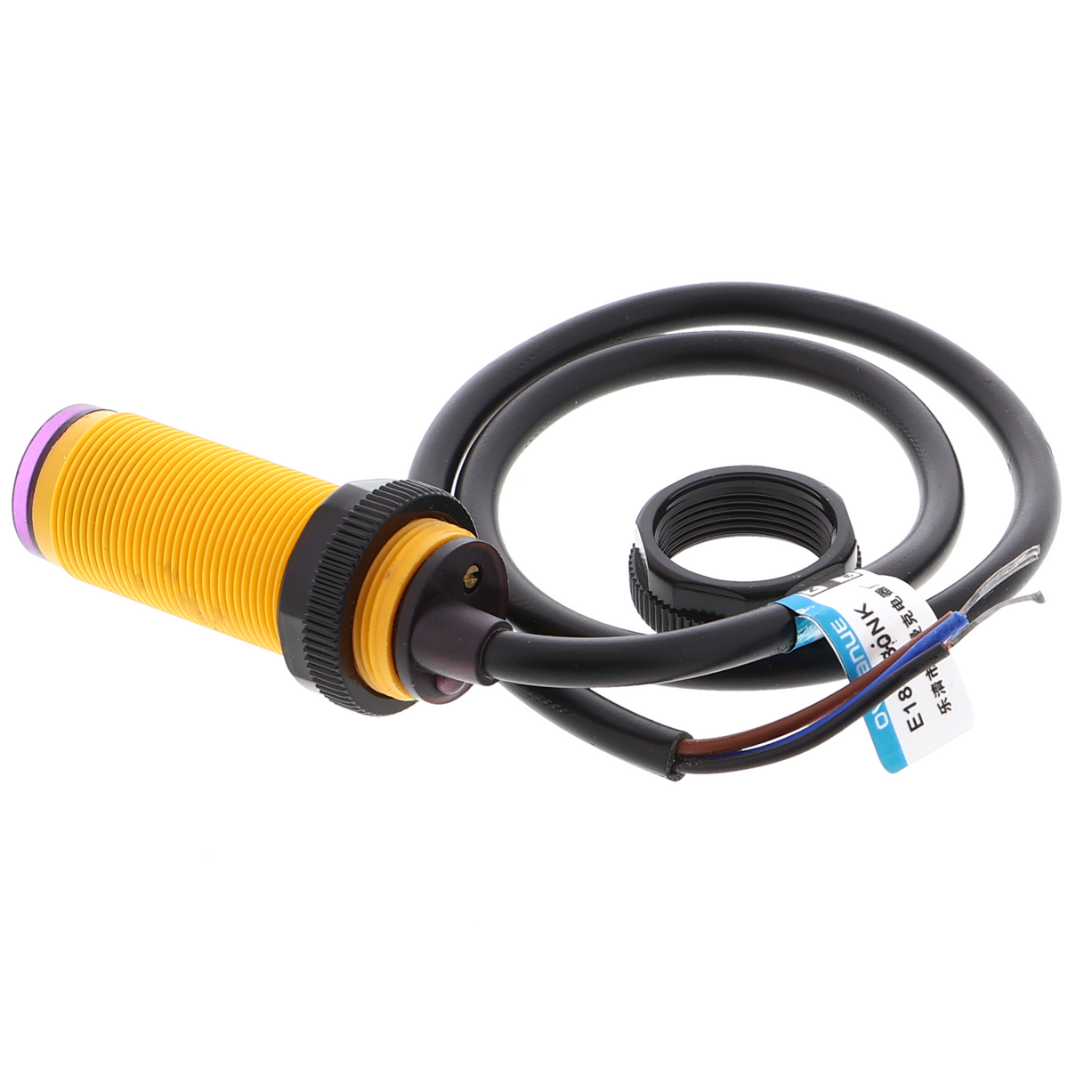 Sensore a infrarossi E18-D80NK - rilevamento ostacoli / barriera fotoelettrica a infrarossi / interruttore di prossimità NPN 80cm