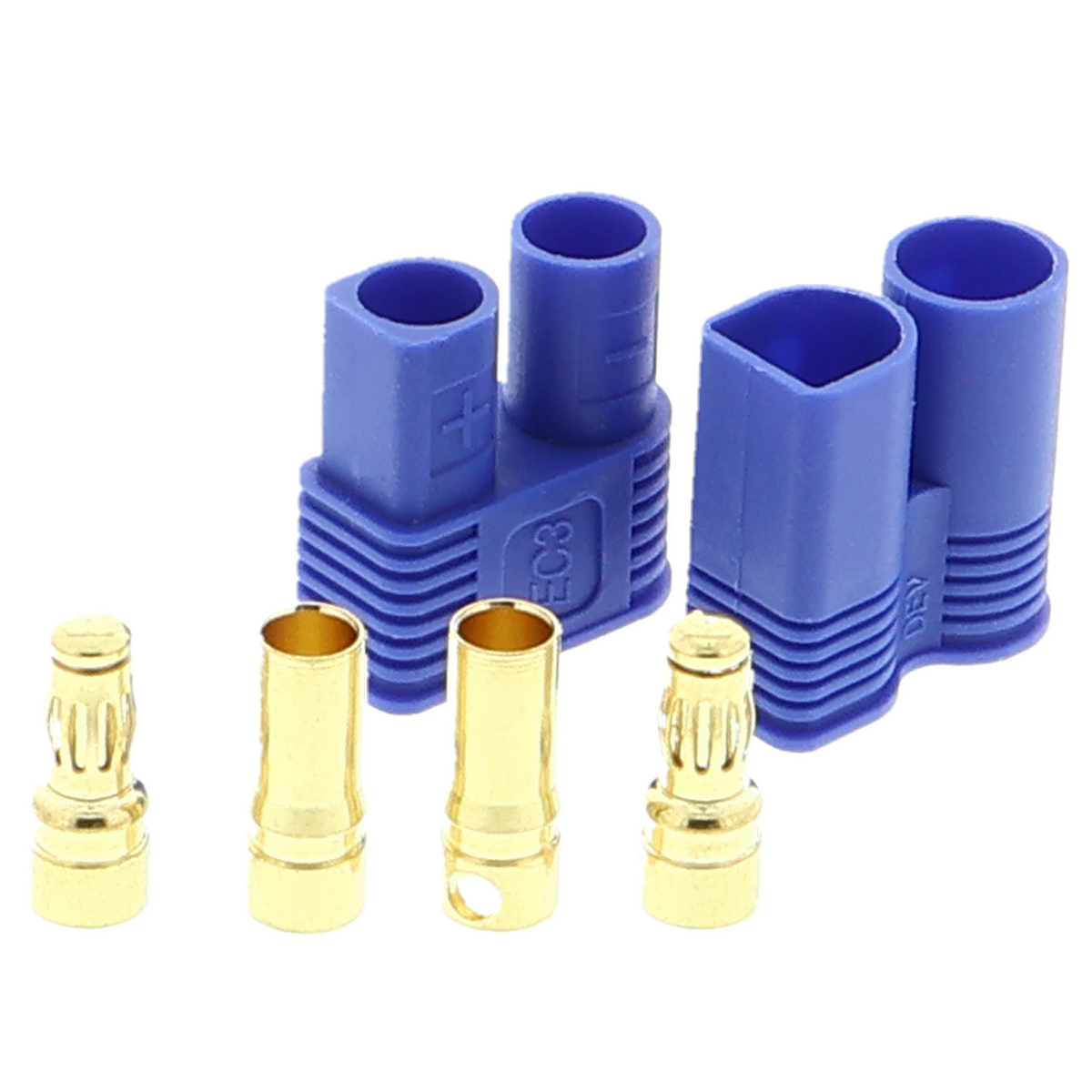 EC3 3.5 mm banana plugs - male and female, gold-plated