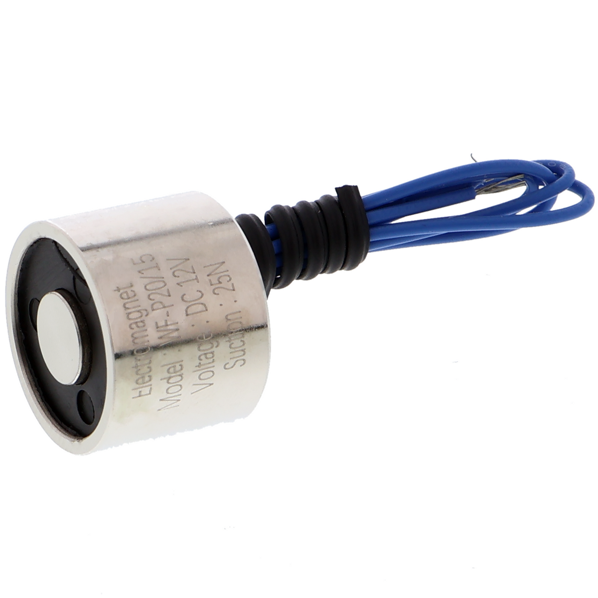 WF-P20/15 Elektromagnet - 12 V DC, Haltekraft 2,5 kg
