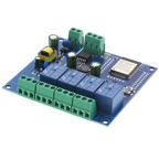 Modulo relè ESP32 a 4 canali - Wi-Fi, Bluetooth, 220 V CA / 5-60 V CC