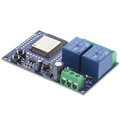 Modulo relè ESP32 a 2 canali - Wi-Fi, Bluetooth, BLE, 5-60 V