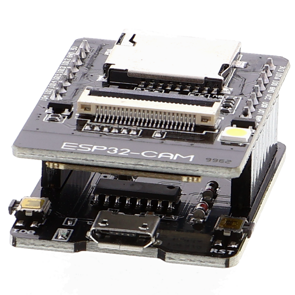 ESP32 Entwicklerboard - 2 MP Kamera, CH340 Adapter, WiFi