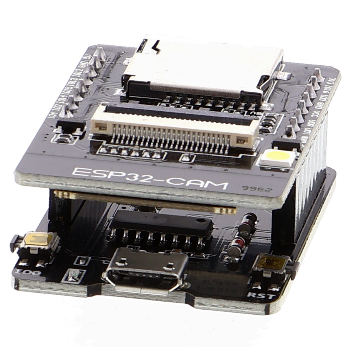 Carte de développement ESP32 avec caméra 2.0MP et carte adaptatrice CH340