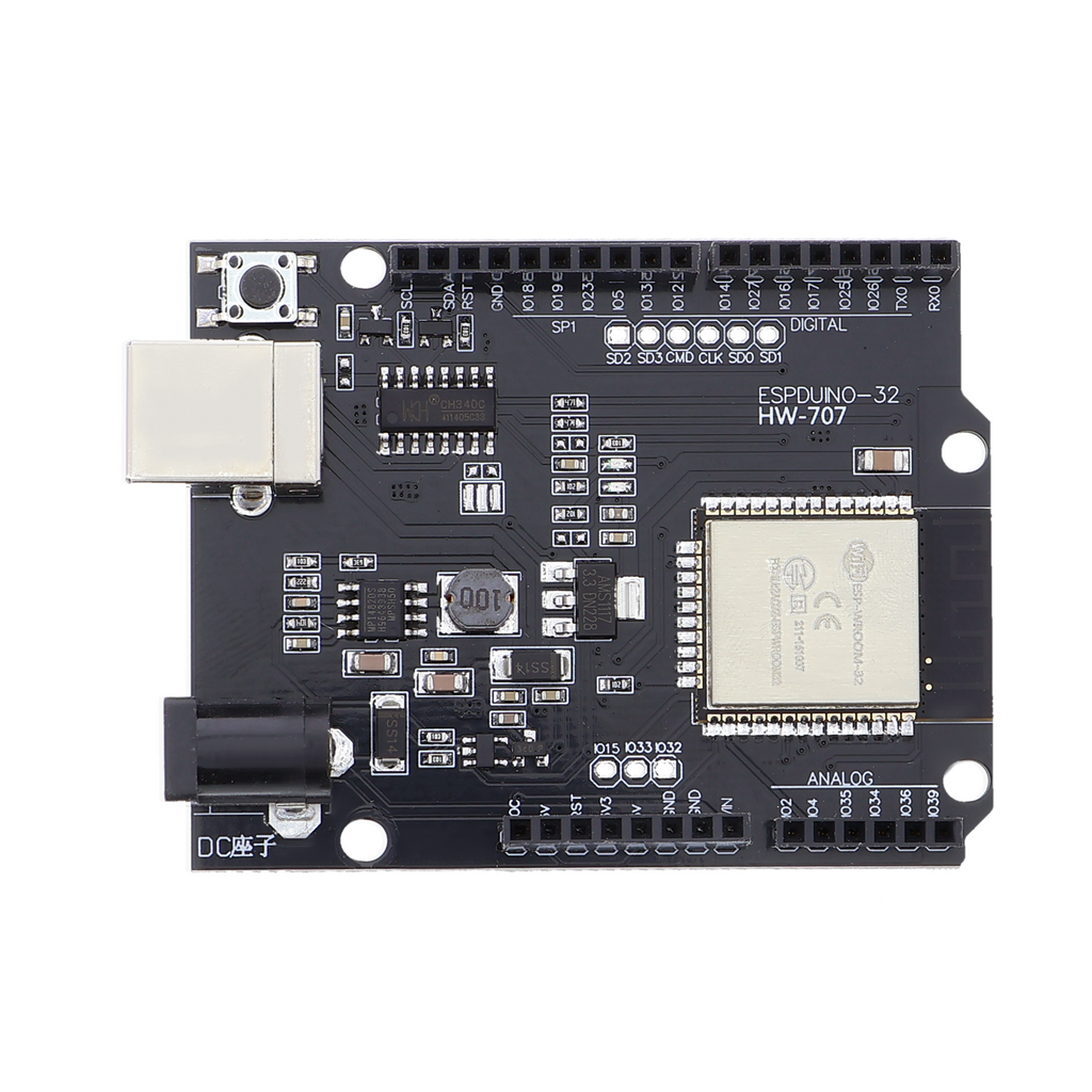 Microcontrôleur ESP32 - au format UNO R3, ESPDUINO