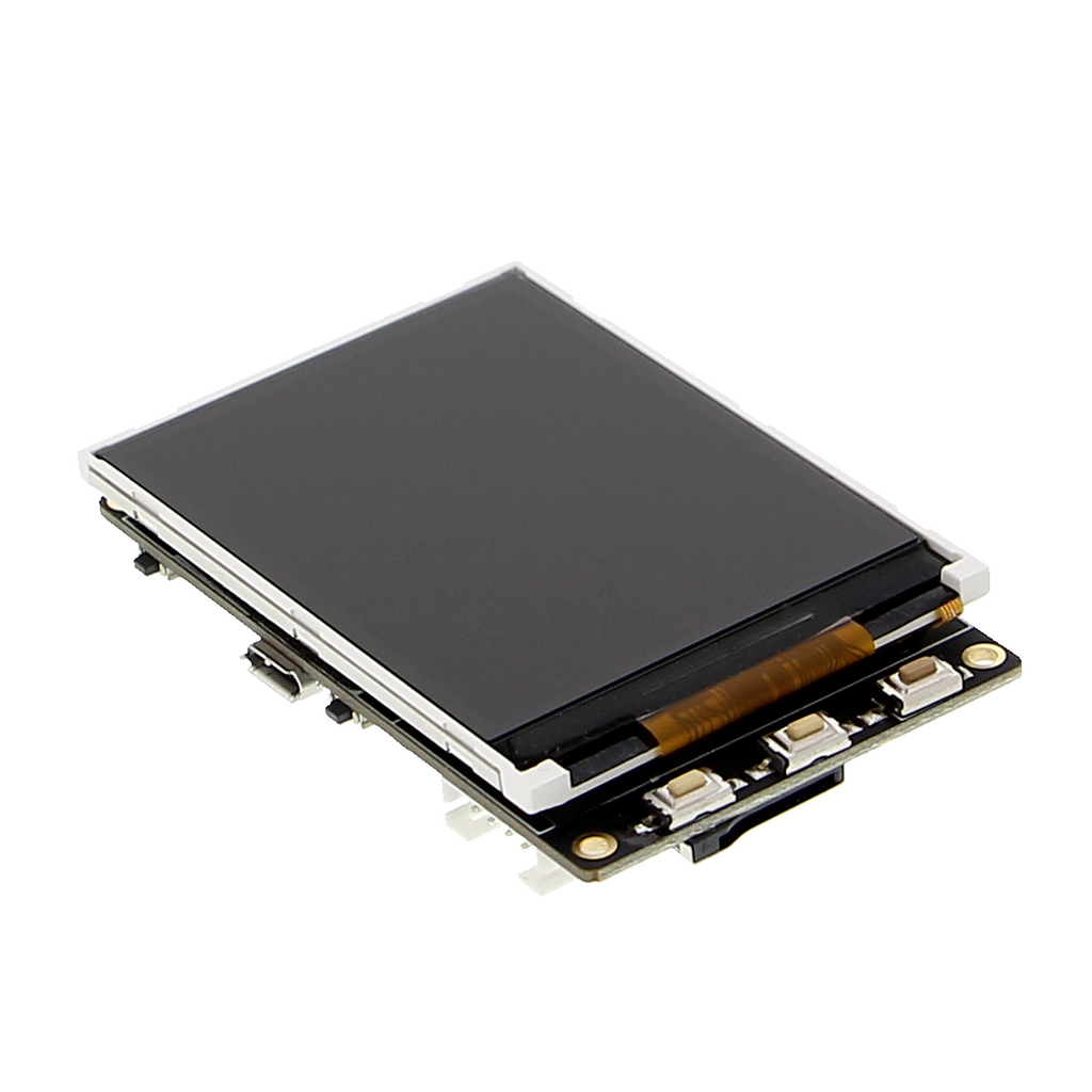 ESP32 con LCD da 2,4" - TTGO, ticker Bitcoin preinstallato
