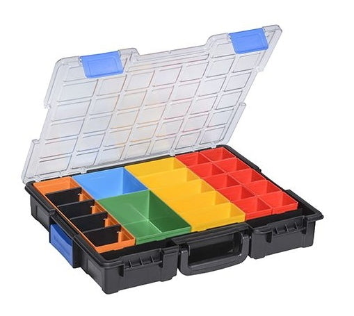 Valigetta professionale per minuteria EuroPlus Pro >K<44/23 con clip / contenitore portaoggetti