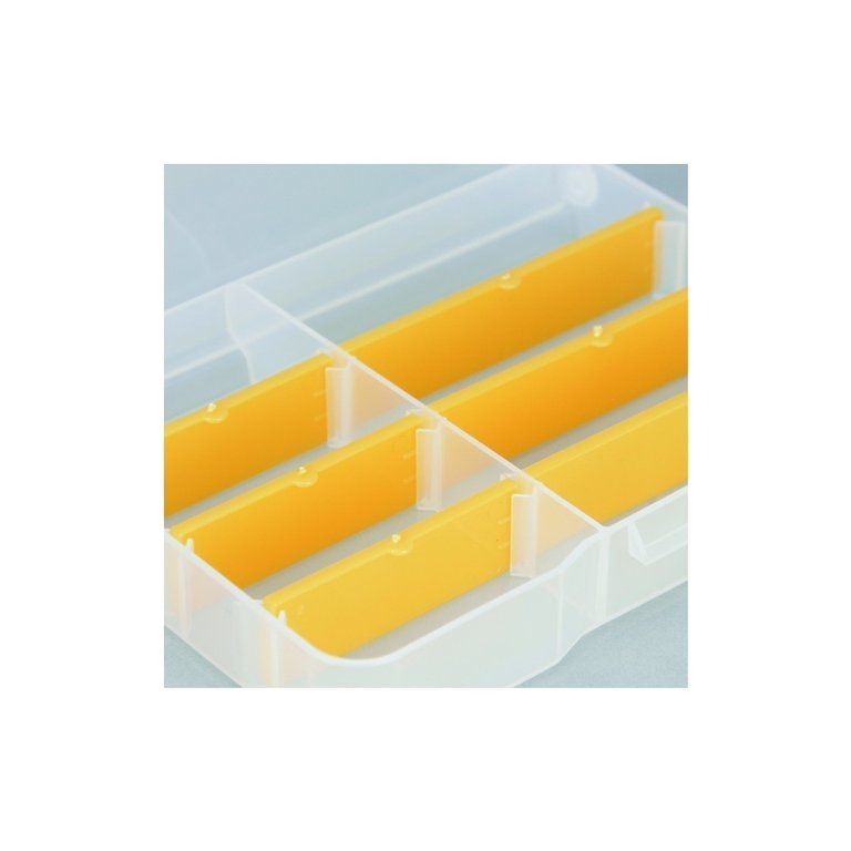 EuroPlus storage box - 2-8 compartments, 175 x 140 x 30 mm, transparent