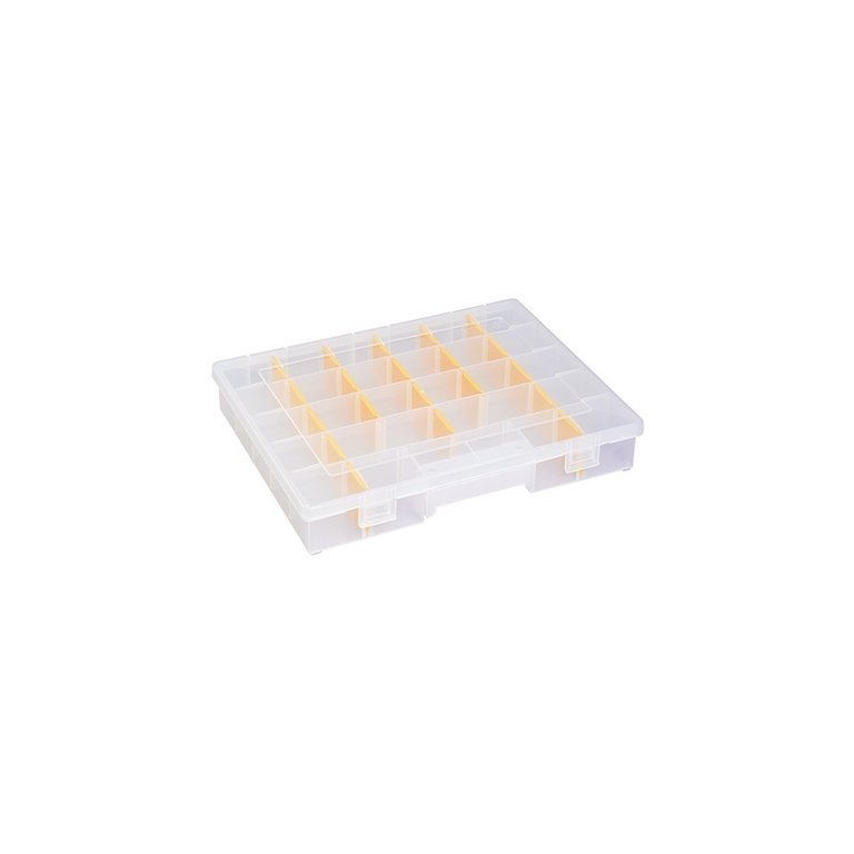 Cassetta portaminuteria EuroPlus 'Basic 37/7-20' 7 - 27 scomparti trasparenti / contenitore assortito
