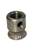 Extruder gear for 3D printer - stainless steel, 5 mm bore