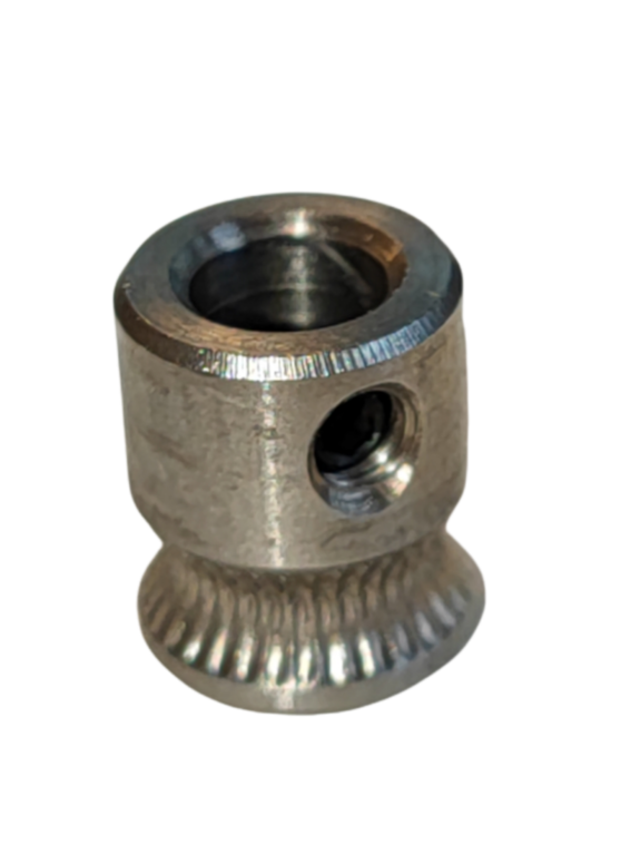 Ingranaggio per estrusore per stampante 3D in acciaio inox – 5mm