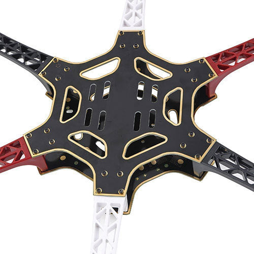 F550 Hexacopter Fluggestell - 550 mm, klappbar, bis 2,5 kg