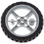 Llanta / rueda / neumático para motores N20 y motorreductores TT, compatible con Lego