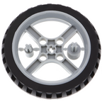 Jante / roue / pneu pour moteurs N20, motoréducteurs TT, compatible Lego