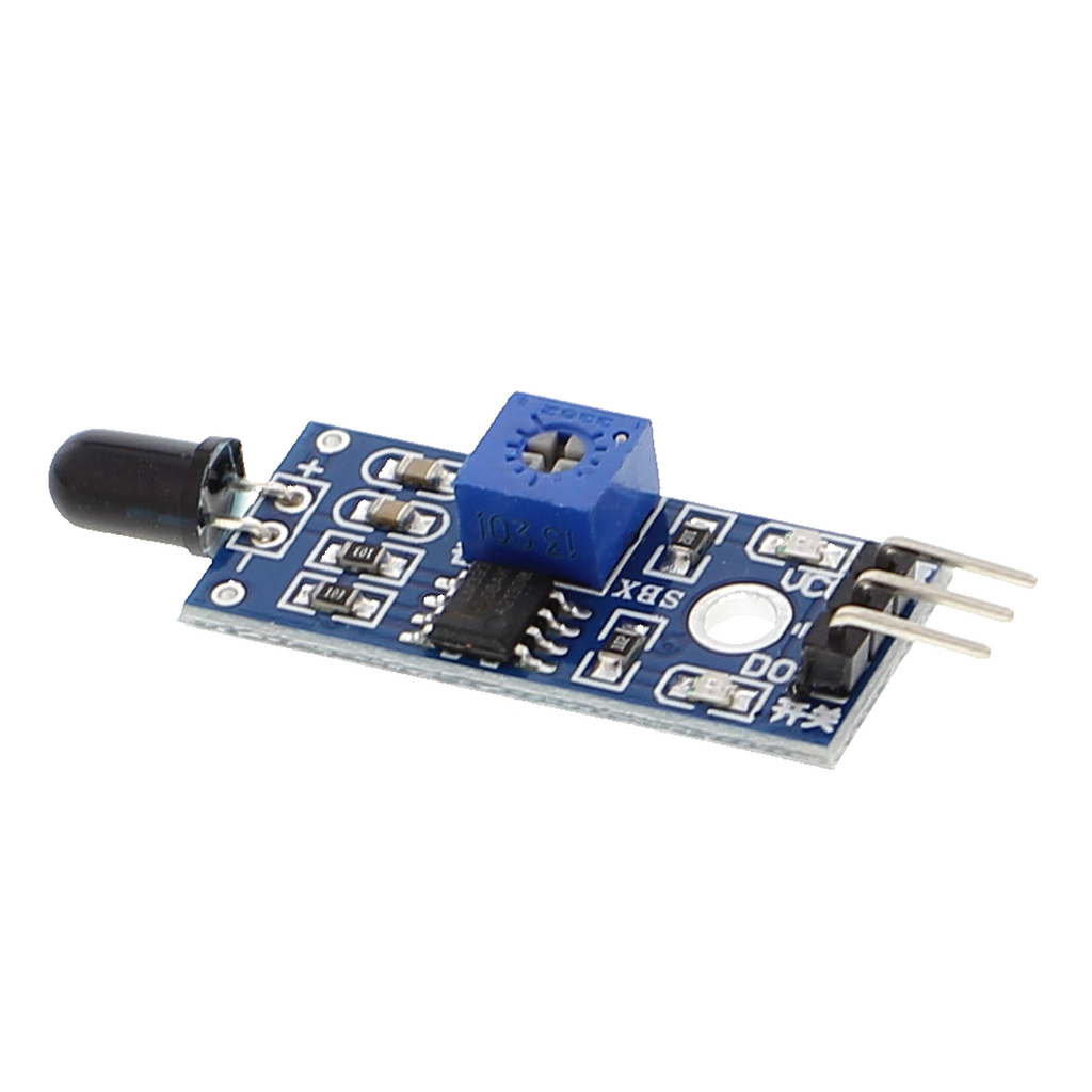 Vlamsensor - infrarood 760-1100 nm, 5 V, tot 100 cm