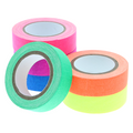 Fluorescerende tape - 15 mm, 6 kleuren per set