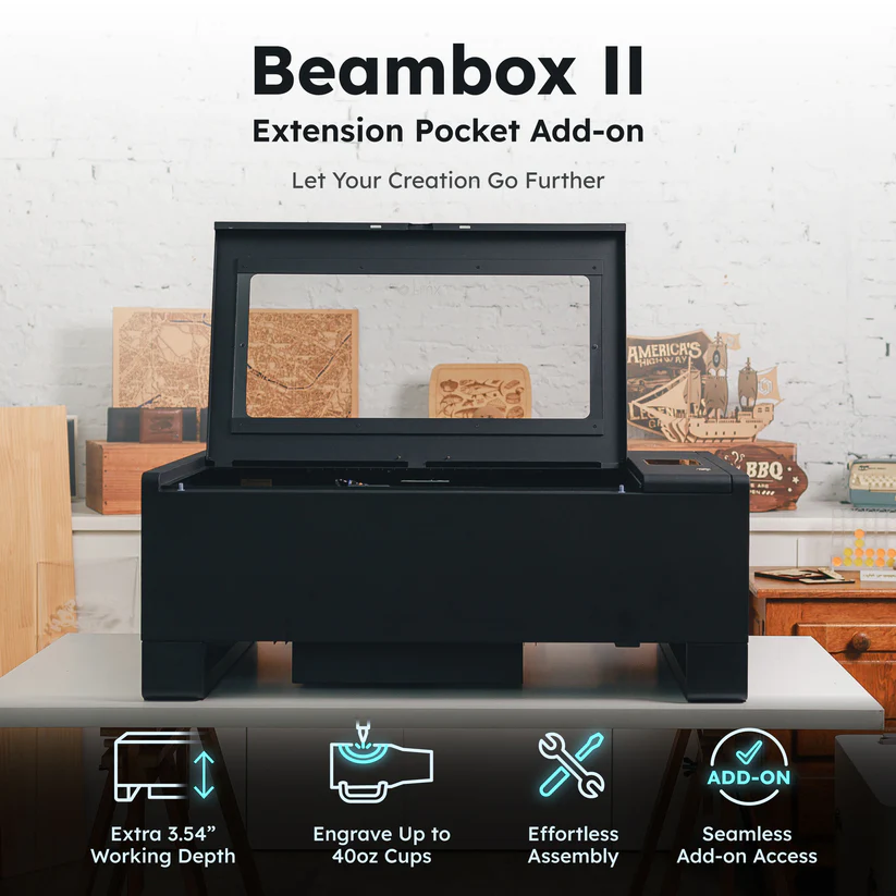 FLUX - Beambox II Extension Pocket Add-on