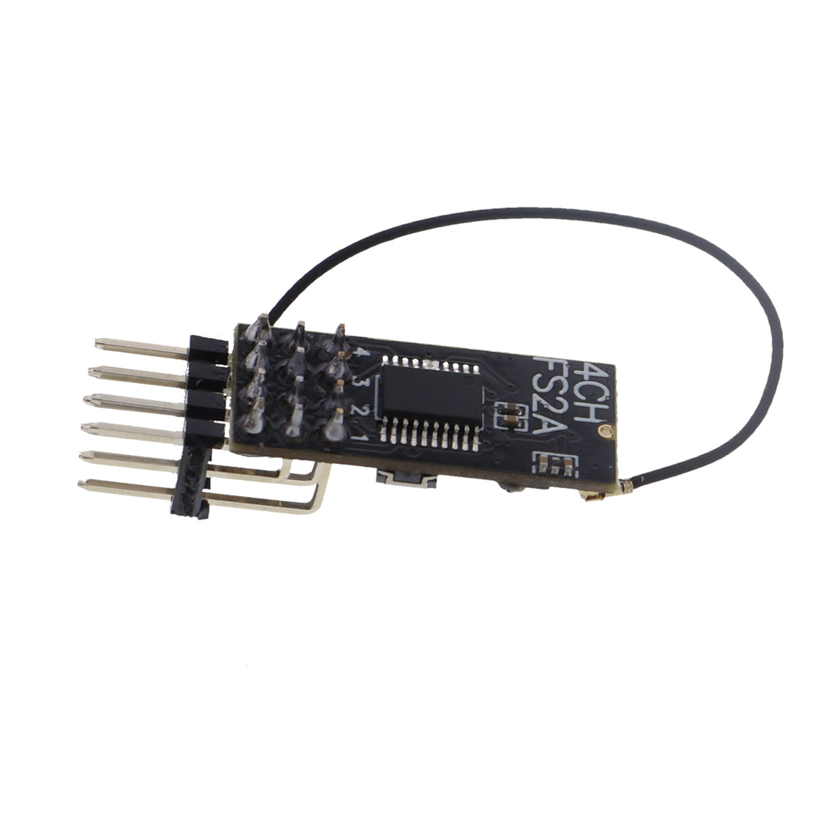Récepteur radio FS2A - 4 canaux, 2.4 GHz, sortie PWM, compatible avec Flysky