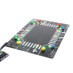 Cruce de semáforos Funduino para Arduino / ESP32 / Raspberry Pi Pico, incl. instrucciones
